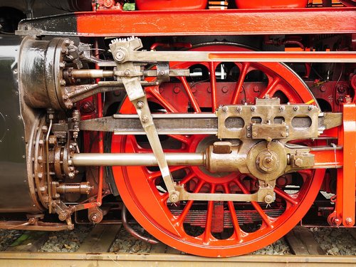 steam locomotive  drive  steam engine
