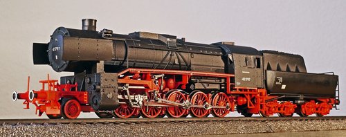 steam locomotive  model  scale h0