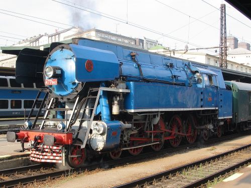 steam locomotive railway railroad