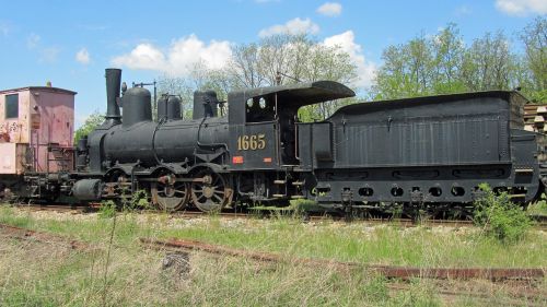 steam locomotive 1665 railway