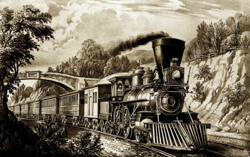 steam train locomotive train