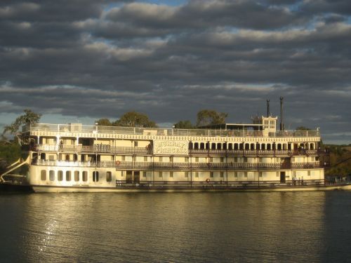 steamboat river steam boat