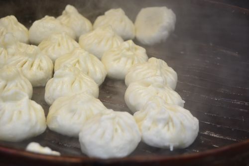 steamed stuffed bun snack sichuan china