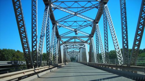 steel bridge construction structure