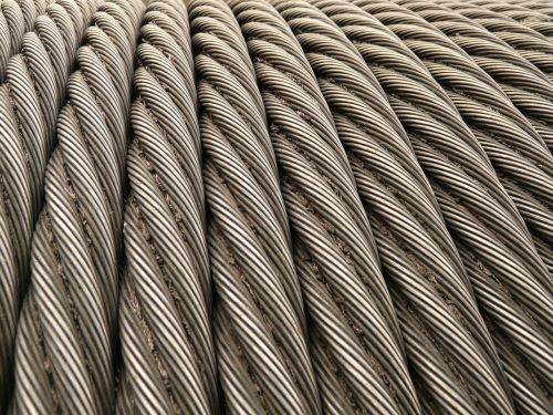steel cable rope metal