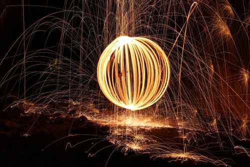 steelwool firespin fireball