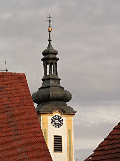 steeple borovany architecture