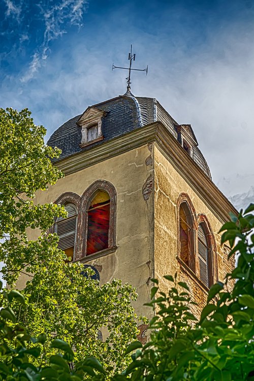 steeple  monastery  monastery church