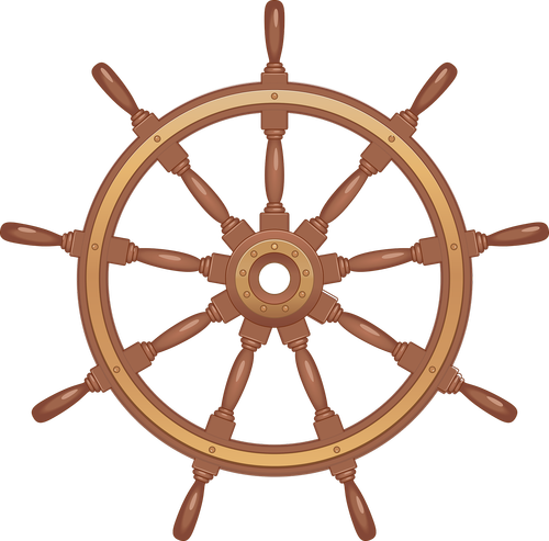 steering wheel  sea  ship