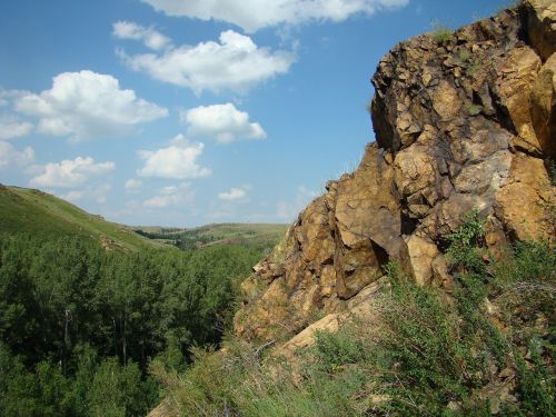 steppe rock stones