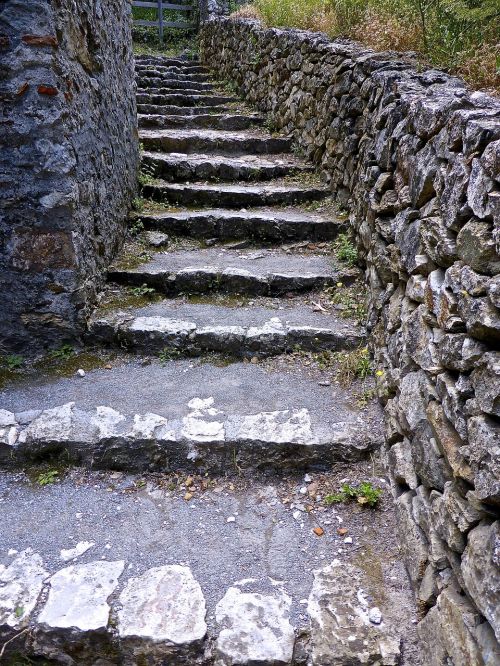 steps stone path