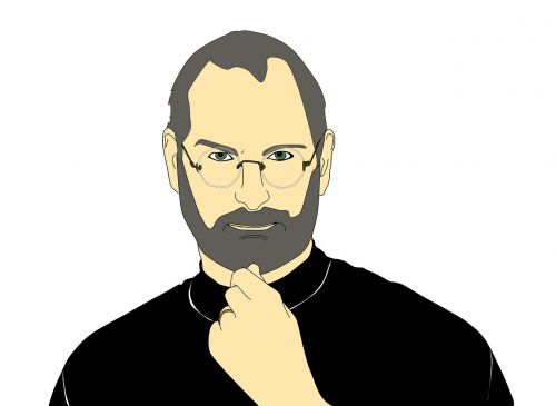 steve jobs technology illustration