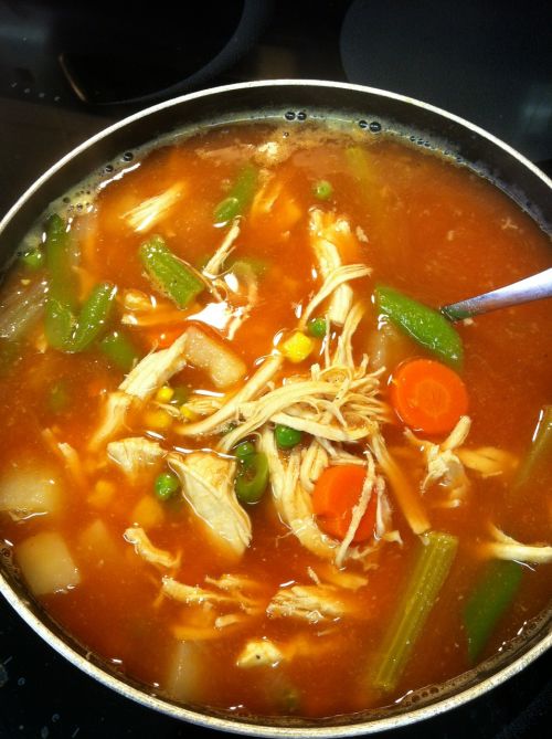 stew chicken soup nutrition