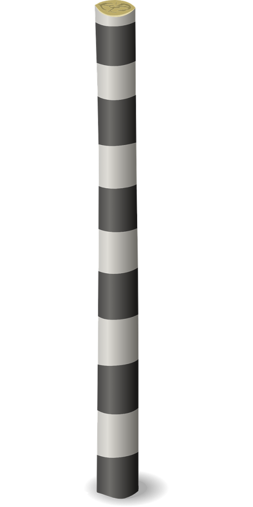 stick pole striped