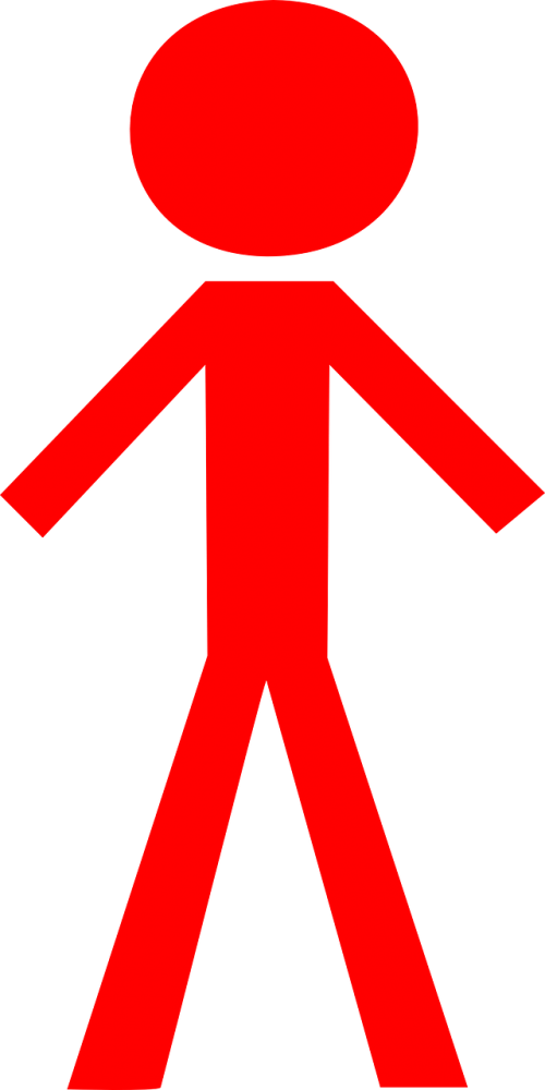 stick figure red man