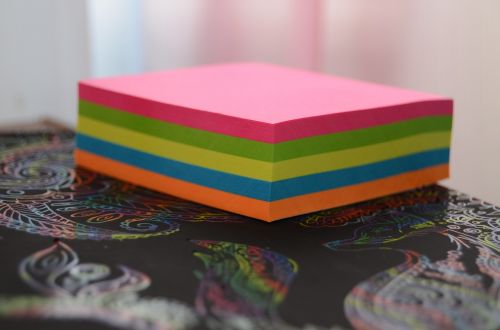 stickers paper rainbow