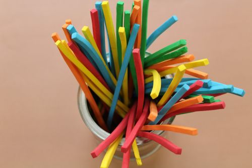 sticks colorful children