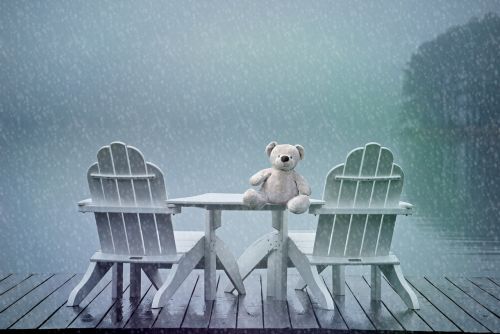 still teddy bear lonely