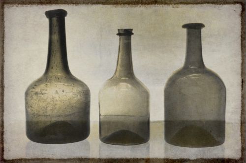 still life bottle three