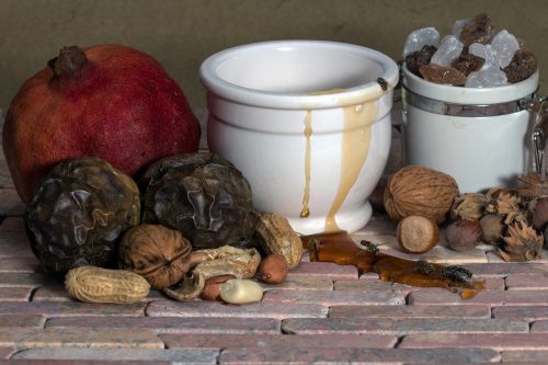 still life fruits nuts