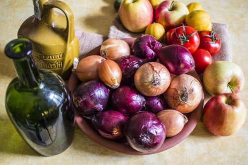 still life fruit vegetables