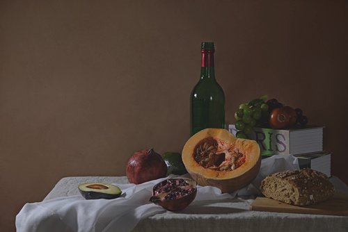 still life  foods  arts