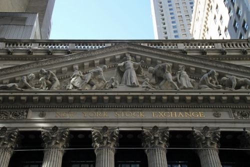 stock exchange wall street business