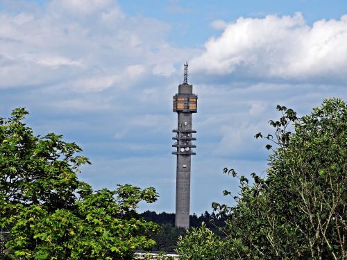 stockholm the kaknäs tower the radio tower