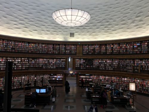 stockholm municipal library library book