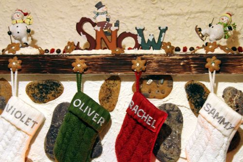 Stockings On A Mantle