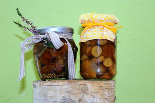 stocks for the winter preparations jars