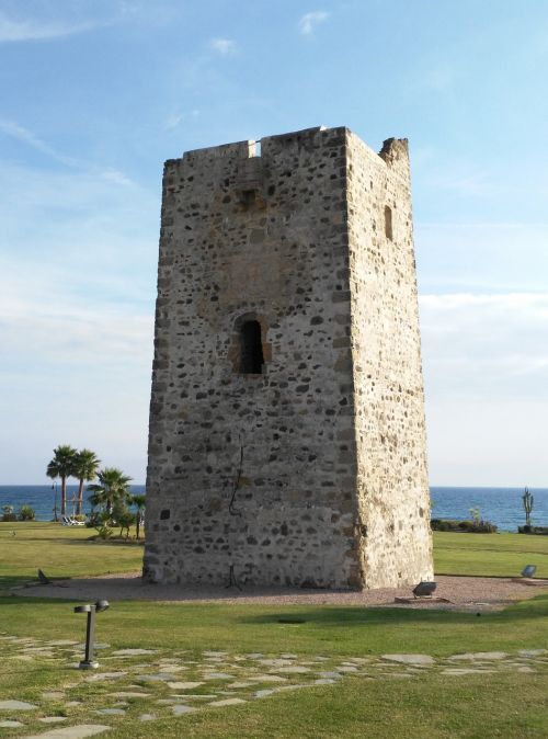 stone tower castle structure