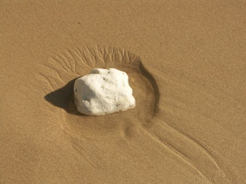 stone beach sand
