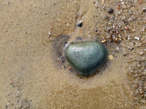 stone beach sand