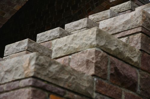 stone stairs facade