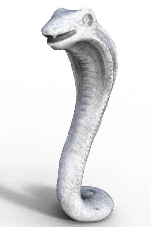 stone statue snake