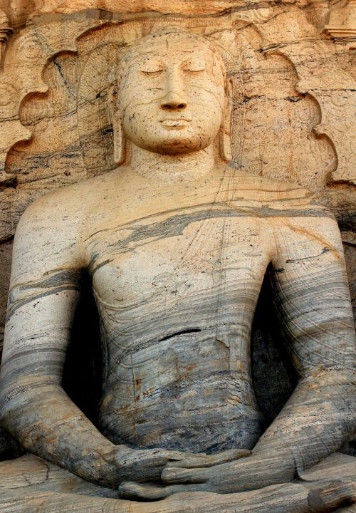 stone buddha sri lanka