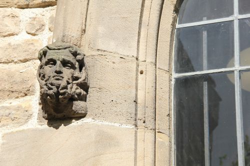 stone face window