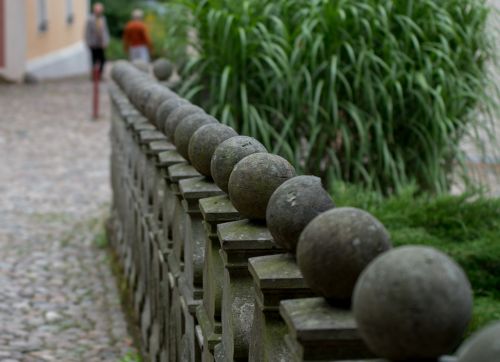 stone railing bridge