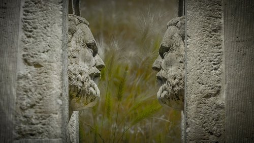 stone  face  sculpture