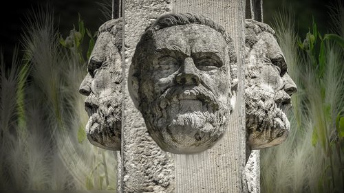 stone  face  sculpture
