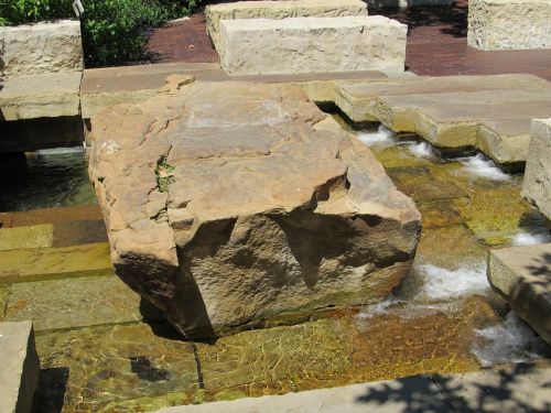 stone pool water feature