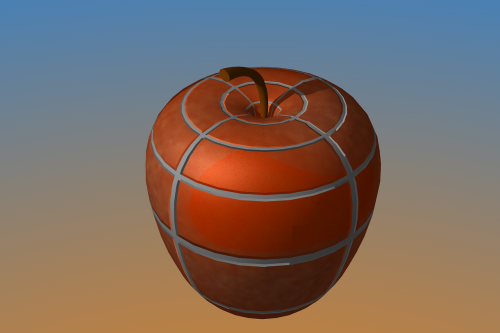 stone apple apple 3d