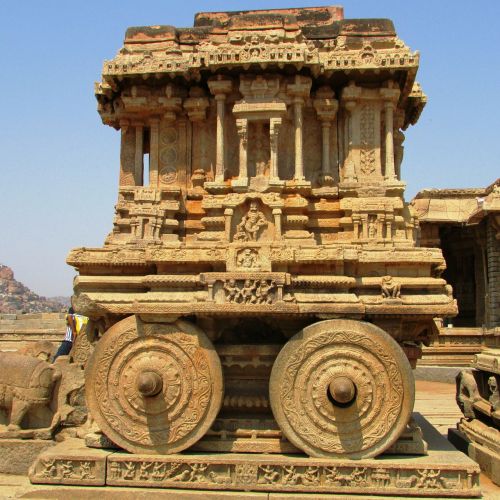 stone chariot hampi unesco world heritage site