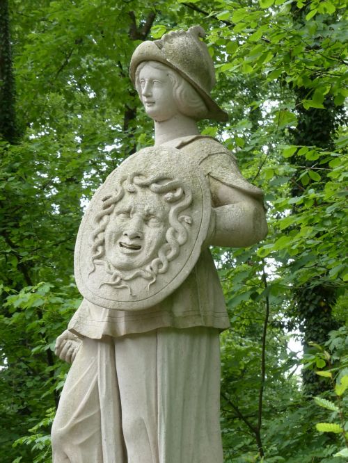 stone figure woman person