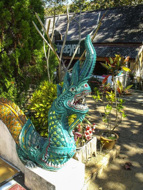 stone figure sculpture dragon