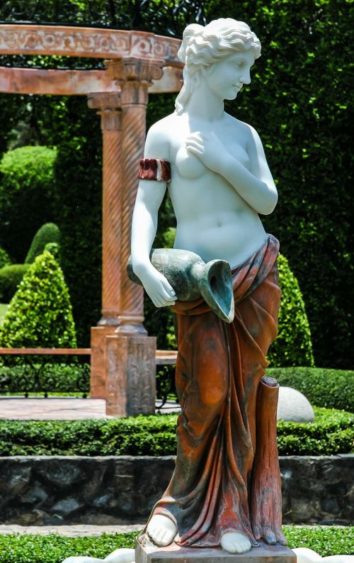 stone figure statue beautiful woman