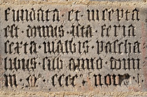 stone tablet latin board