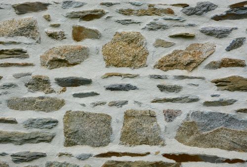 stone wall wall separation architecture