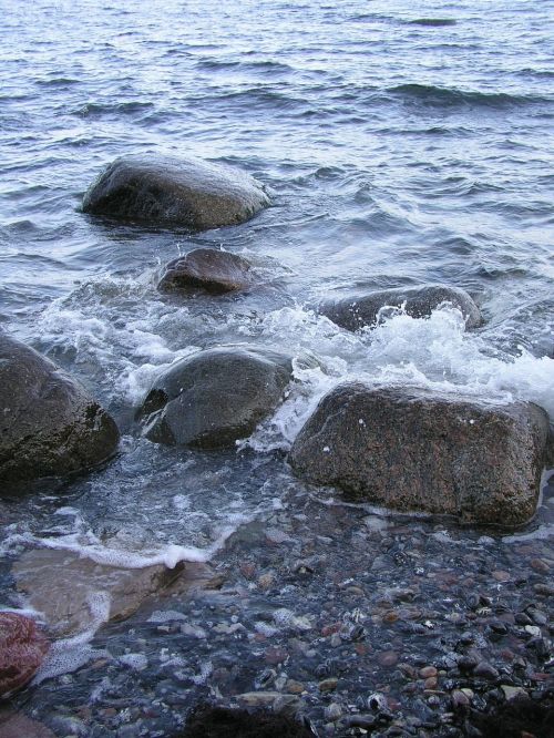 stones water rügen